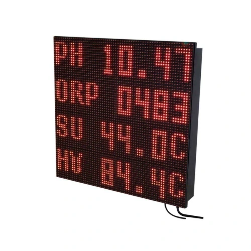 Havuz Bilgi Panoları, PANEL II; h=160 mm karakter - 1280 x 480 x 90 mm