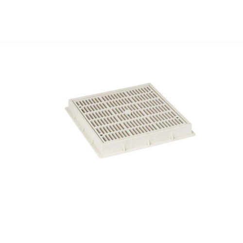 ABS Plastik Kare Izgara (Menfez) 26,5×26,5 cm | Ø90 Boru Uyumlu